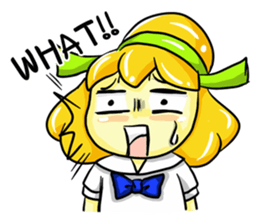 Puffy Palmy School Girl sticker #12513426