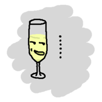 The Wineglass Rhapsody sticker #12514022