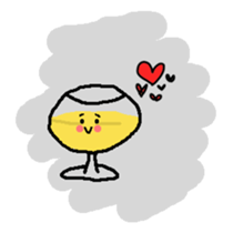 The Wineglass Rhapsody sticker #12514026