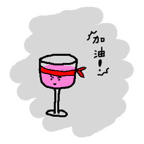 The Wineglass Rhapsody sticker #12514031