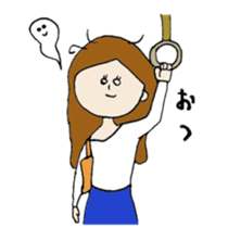 single girl around 30 sticker #12514110