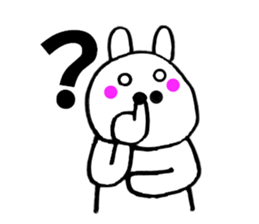 Rabbit that can be uaed3 sticker #12514305