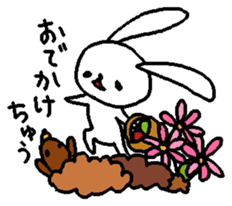 The daliy life of the healing rabbit 2 sticker #12514894