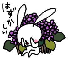 The daliy life of the healing rabbit 2 sticker #12514905