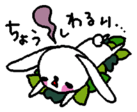 The daliy life of the healing rabbit 2 sticker #12514907