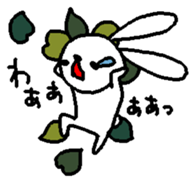 The daliy life of the healing rabbit 2 sticker #12514914