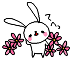 The daliy life of the healing rabbit 2 sticker #12514919