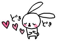 The daliy life of the healing rabbit 2 sticker #12514928