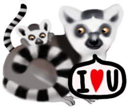 Baby of the animals sticker #12515045