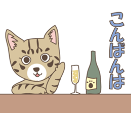 Brown tabby cat !! ver.6 sticker #12515056