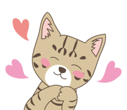 Brown tabby cat !! ver.6 sticker #12515064