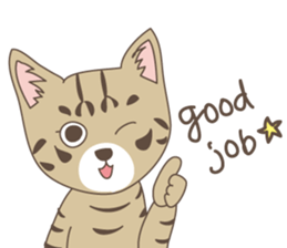 Brown tabby cat !! ver.6 sticker #12515065
