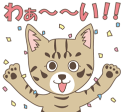 Brown tabby cat !! ver.6 sticker #12515069