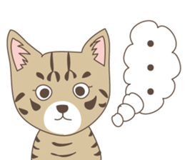 Brown tabby cat !! ver.6 sticker #12515074