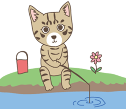 Brown tabby cat !! ver.6 sticker #12515075