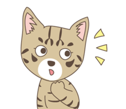 Brown tabby cat !! ver.6 sticker #12515079