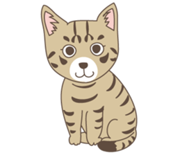 Brown tabby cat !! ver.6 sticker #12515081