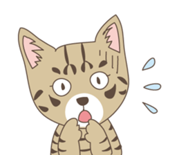 Brown tabby cat !! ver.6 sticker #12515084