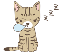 Brown tabby cat !! ver.6 sticker #12515086