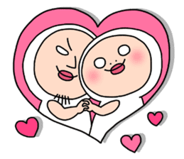 Shirome&Omame LOVE sticker #12516166