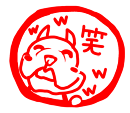 French bulldog family11 sticker #12516297