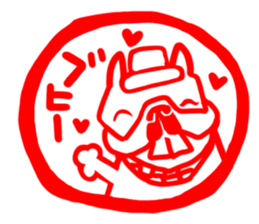 French bulldog family11 sticker #12516302