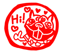 French bulldog family11 sticker #12516319