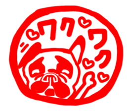 French bulldog family11 sticker #12516331