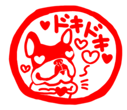 French bulldog family11 sticker #12516333