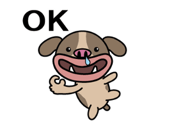 Funny Dog max sticker #12516717