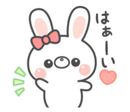 Lovely rabbit... sticker #12516727