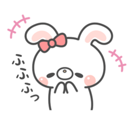 Lovely rabbit... sticker #12516731