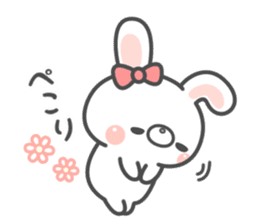 Lovely rabbit... sticker #12516733