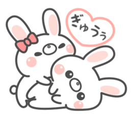 Lovely rabbit... sticker #12516736