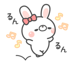 Lovely rabbit... sticker #12516740