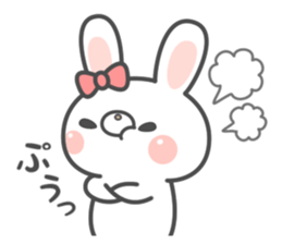 Lovely rabbit... sticker #12516742