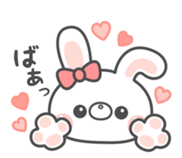 Lovely rabbit... sticker #12516744