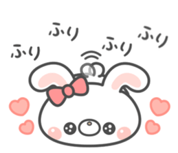 Lovely rabbit... sticker #12516745