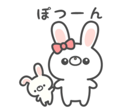 Lovely rabbit... sticker #12516747