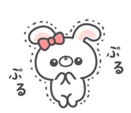 Lovely rabbit... sticker #12516748