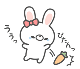 Lovely rabbit... sticker #12516750