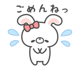Lovely rabbit... sticker #12516752