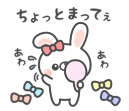Lovely rabbit... sticker #12516760