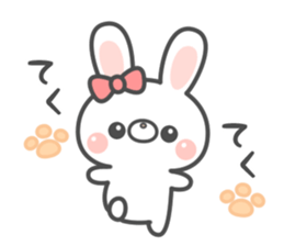 Lovely rabbit... sticker #12516765