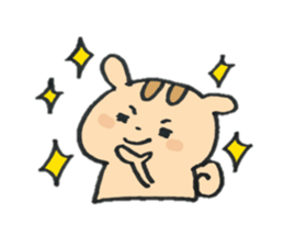 happy chipmunk sticker #12517460