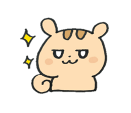 happy chipmunk sticker #12517463