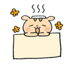 happy chipmunk sticker #12517480