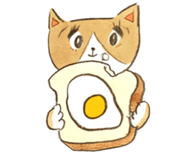 cat momo! sticker #12517745