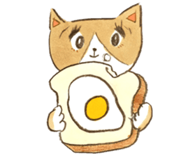 cat momo! sticker #12517745
