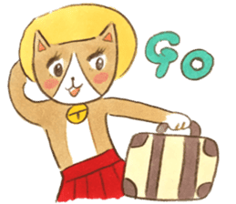 cat momo! sticker #12517749